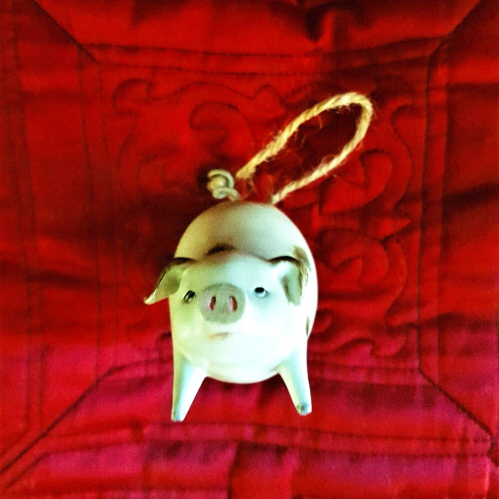 Pig Cute Piggie Hanging Ornament